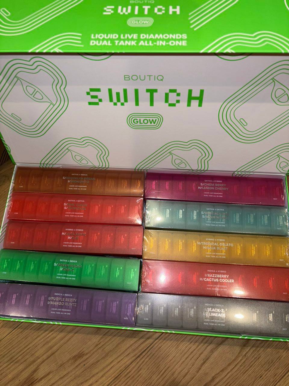 boutiq switch glow 2g disposable boutiq switch glow 2g disposable