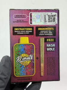 Fryd Donuts 2G Disposable + Hash Hole fryd donuts 2g disposable + hash hole