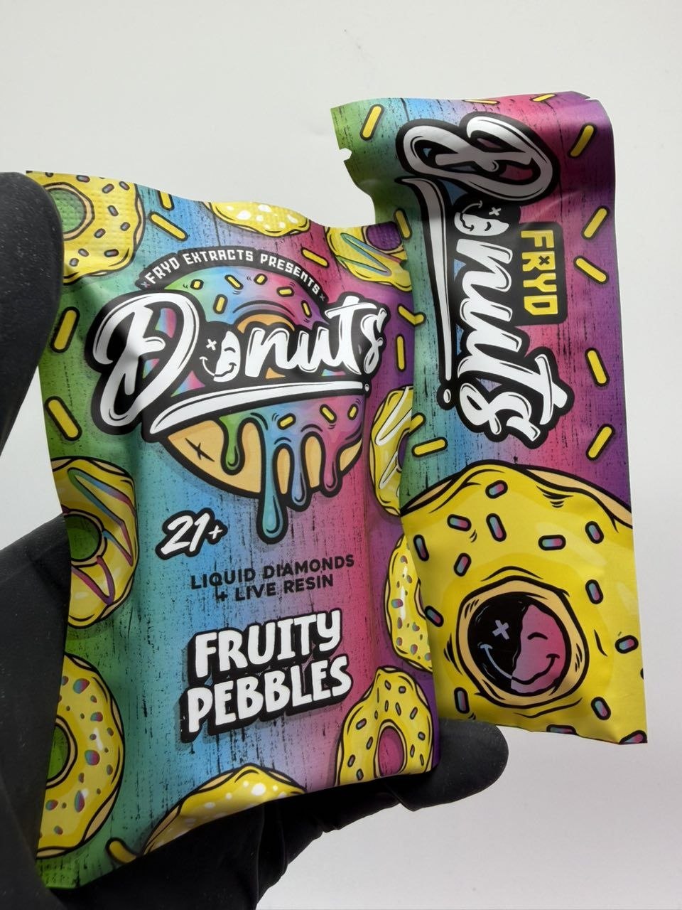 fryd donuts 2g disposable + hash hole fryd donuts 2g disposable + hash hole