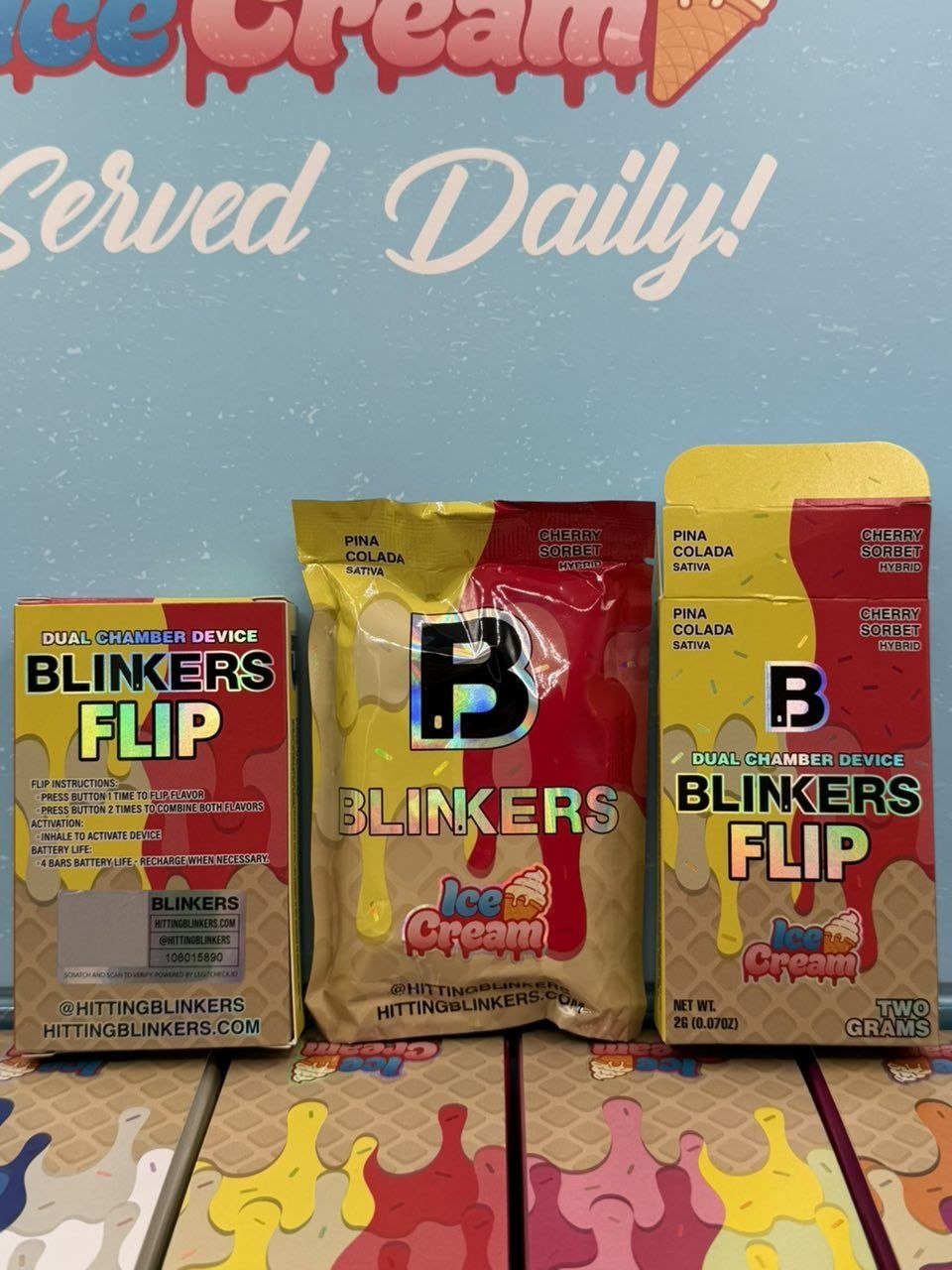 blinkers flip ice cream 2g disposable blinkers flip ice cream 2g disposable